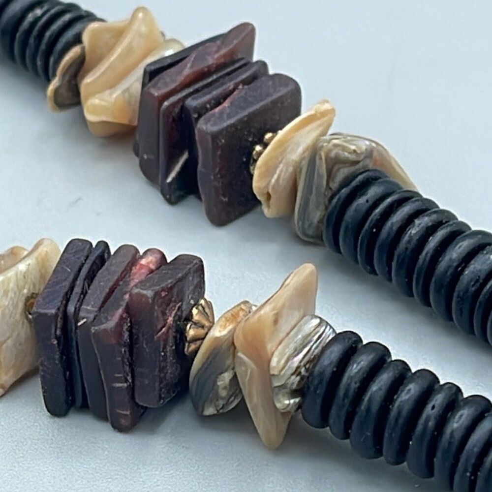 Heishe Style Shell Disks And Shell Necklace. Ethn… - image 8